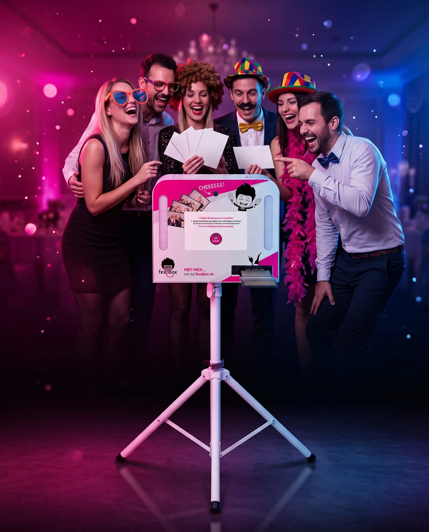 fexobox Fotobox zum Mieten – All-Inclusive Paket ab 199€