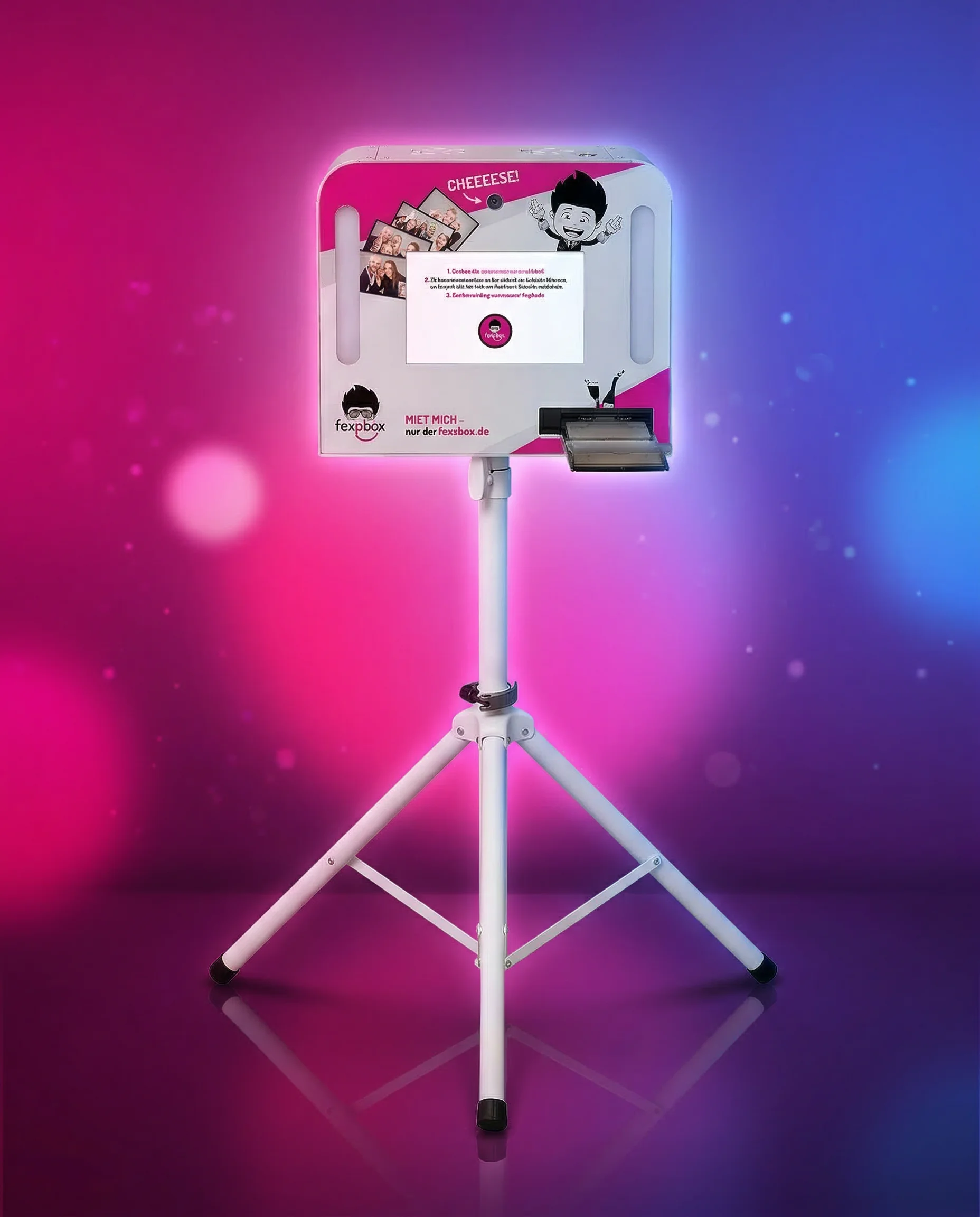 fexobox Fotobox zum Mieten – All-Inclusive Paket ab 199€