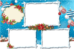 Fotobox Druckvorlage Christmas Snow – Kategorie Weihnachten
