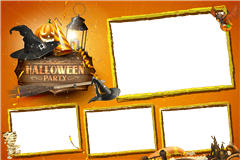 Fotobox Druckvorlage Halloween Orange – Kategorie Spaß