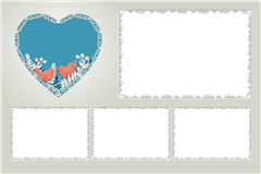 Fotobox Druckvorlage Lace Floral – Kategorie Hochzeit