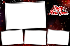 Fotobox Druckvorlage New-Year2 – Kategorie Silvester