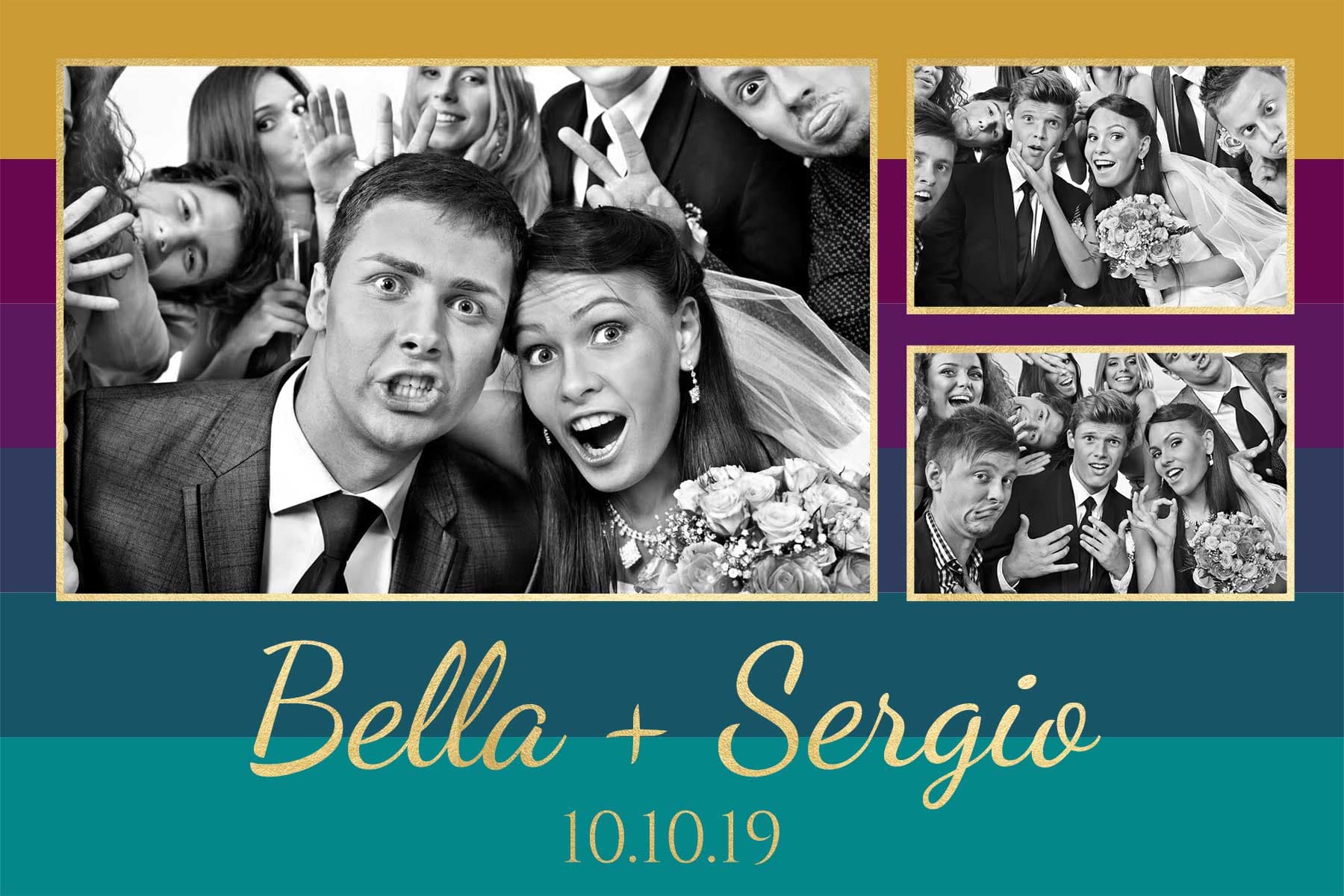 Photo booth print template Jewels