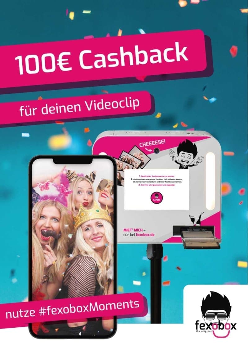 fexobox Videoclip-Aktion – Teile deine Fotobox-Momente