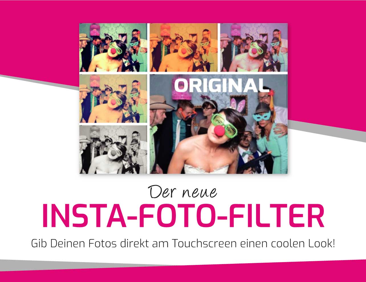 Fotobox mieten Insta-Filter